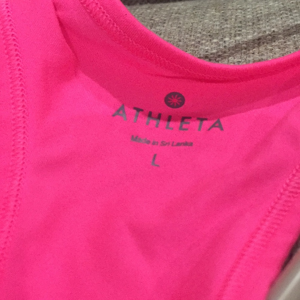Athleta Hot Pink Racerback - Picture 2 of 4